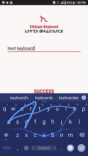 Amharic Keyboard - Ethiopic screenshot 4