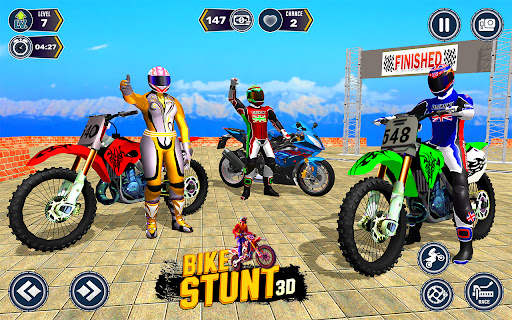 Mega Ramp Bike Racing Games 3D screenshot 2