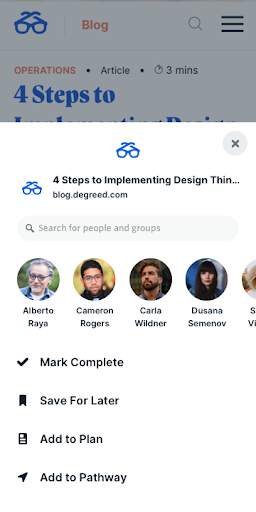 Degreed - Daily Learning Habit screenshot 3