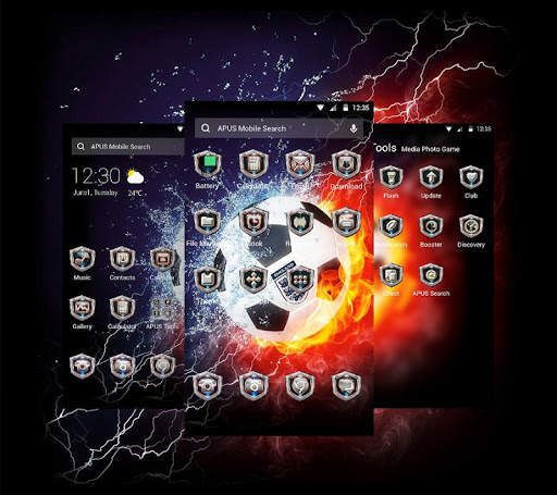 New free glow football APUS stylish sport theme screenshot 4