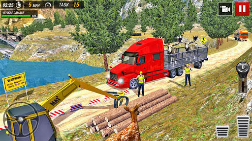 Offroad Truck Animal Transport Games screenshot 1