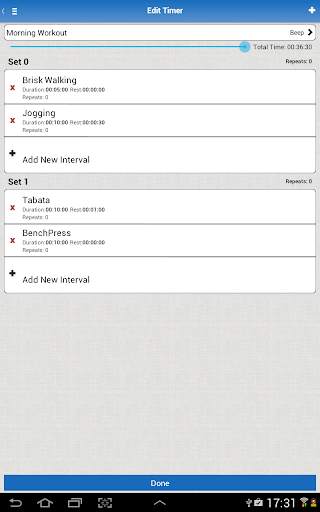 Interval Timer App for Android screenshot 7