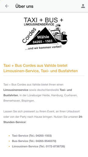 Taxi   Bus Cordes screenshot 2