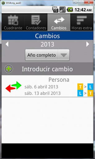CuadraTurnos Lite screenshot 5