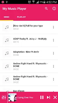MP3 مجانا مشغل موسيقى لالروبوت 5 تصوير الشاشة