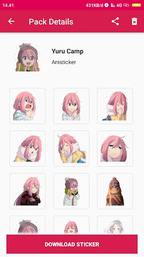 AniSticker - Stickers Anime WA screenshot 5