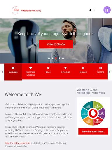 thriVe with Vodafone screenshot 2