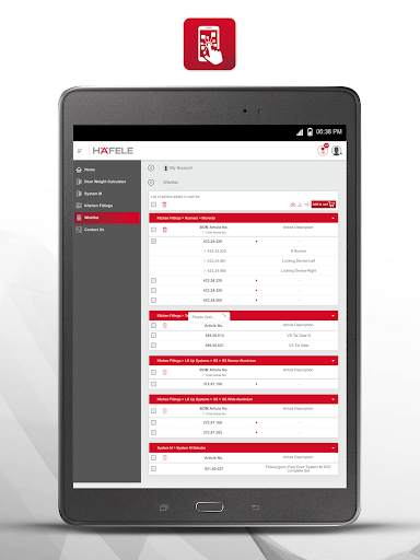 Hafele Configurator screenshot 7