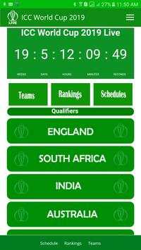 ICC Cricket World Cup Live 2019 (Schedule) screenshot 2