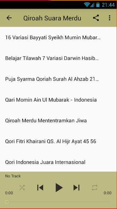 Qiroah Suara Merdu - Offline screenshot 2