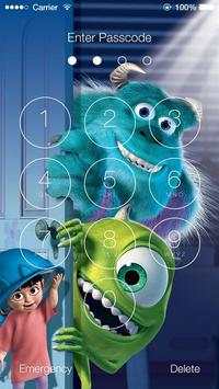 Monsters University Lock Screen 1 تصوير الشاشة