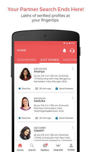 Divorcee Matrimony - Exclusive Second Marriage App screenshot 2