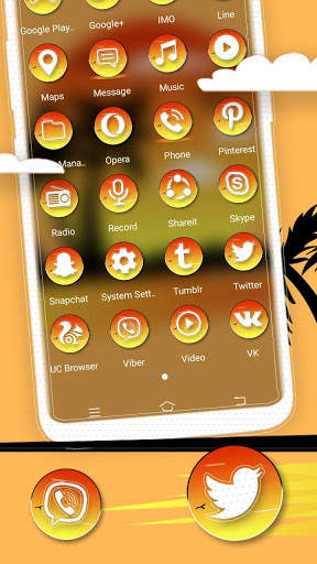 Beautiful Sunset  Launcher Theme screenshot 4