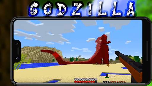 Mod godzilla for Minecraft game screenshot 1