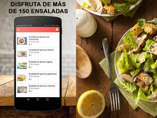Recetas de ensaladas saludables dieta de adelgazar screenshot 21