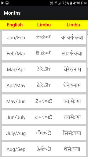 Basic Limbu Words screenshot 2