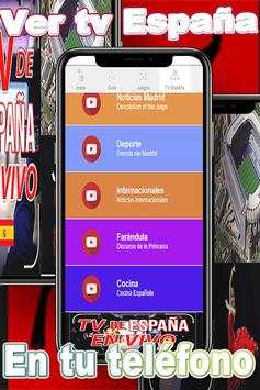 Free Live Spanish TV All Channels Guide screenshot 1