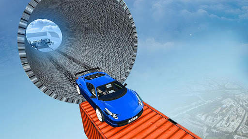 Crazy Ramp Car Stunts Racing: Impossible Sky Track screenshot 2