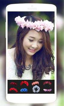 Flower Crown Hairstyles Makeup screenshot 5