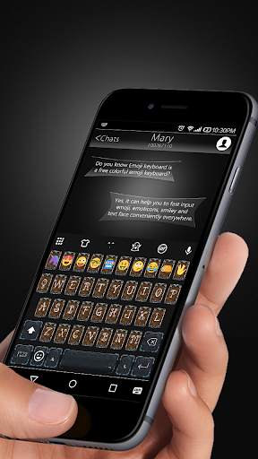 Metal Theme - Emoji Keyboard Wallpaper screenshot 1