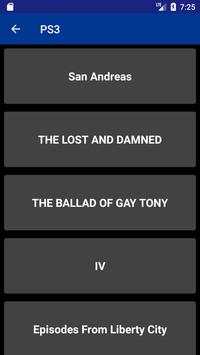 Cheats for GTA screenshot 3