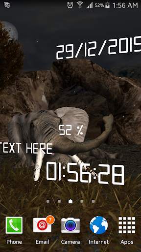 African Elephant 3d Lwp Lite screenshot 3