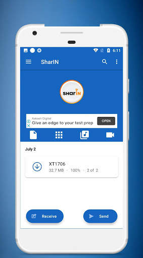 SharIN - File Sharing & Data Transfer App screenshot 1