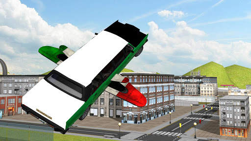 Flying Limo Car Driving Fever screenshot 12