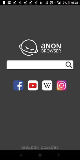 Anon Browser screenshot 2