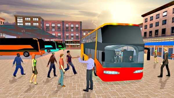 New city coach bus driving simulator screenshot 2