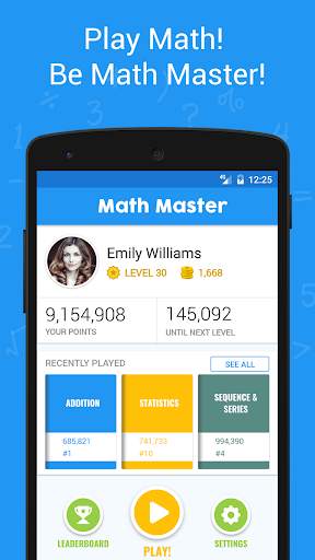 Math Master: Play & Learn Math screenshot 1