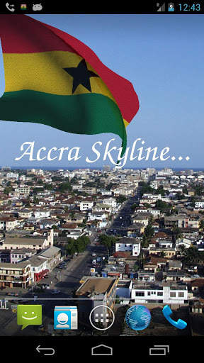 Ghana Flag Live Wallpaper screenshot 3