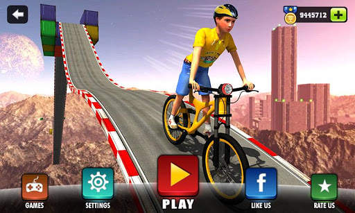 Impossible Ramp Bicycle Rider screenshot 1