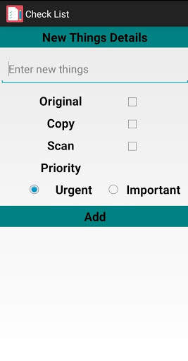 My Check List screenshot 4