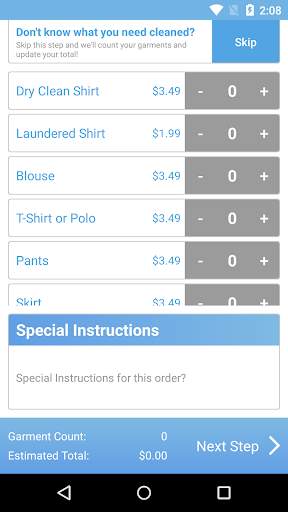 Hamper Dry Cleaning screenshot 2