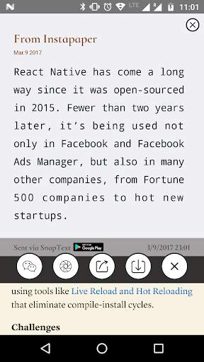 SnapText - Share Text as Pic screenshot 2