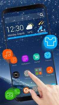 Galaxy S8 3D Launcher Theme Live HD Wallpapers screenshot 1