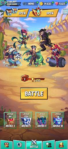 Puzzle Brawl - Match 3 RPG & PvP Battle Tactics screenshot 4