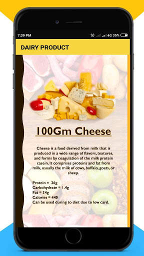 Protein - Vitamins Supplement Content In Food screenshot 4