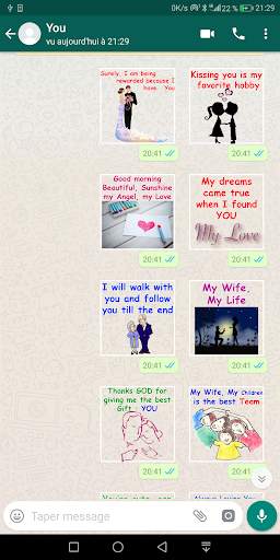 Love Stickers Whatsapp - Wife Husband Stickers screenshot 3