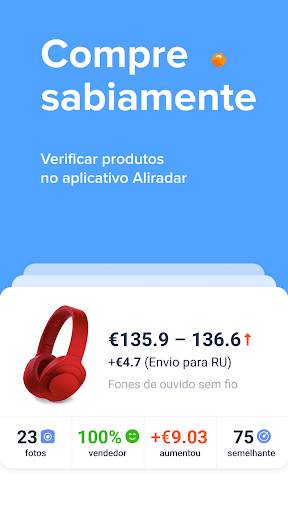 AliRadar - assistente de compras screenshot 1