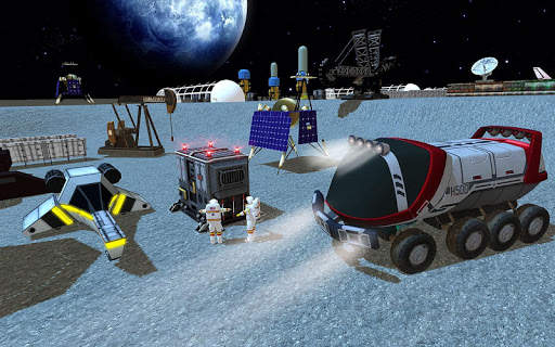 Space Mars Rover Simulator 3D : Moon Explorer screenshot 4