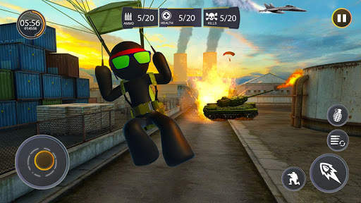 Stickman Fire Survival Battleground screenshot 4