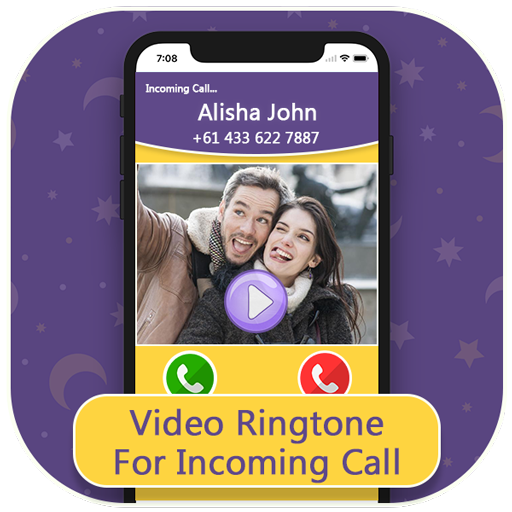 Full Screen Video Ringtone For Incoming Call 2018 icon