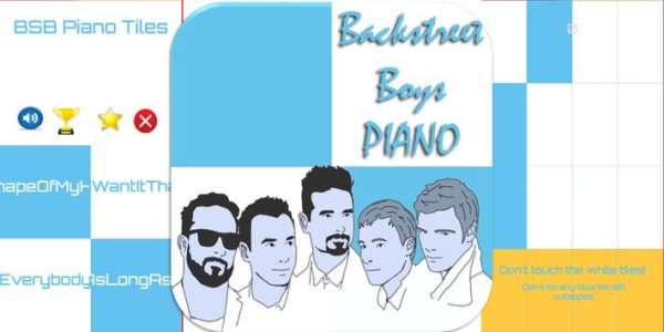 Backstreet Boys Piano Tiles screenshot 1