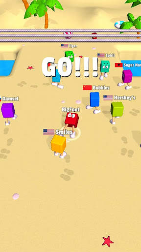 Party.io - Fall Gang Clash Guys FightUp io games скриншот 5