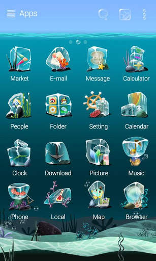 Crazy sea GO Launcher Theme screenshot 3