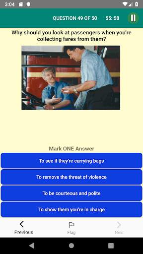 PCV / Coach / BUS Theory Test screenshot 2