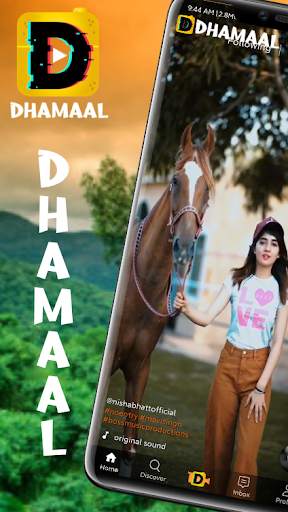 Dhamaal - Indian Short Video App screenshot 1