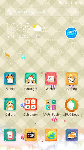 Hamster-APUS Launcher theme screenshot 1